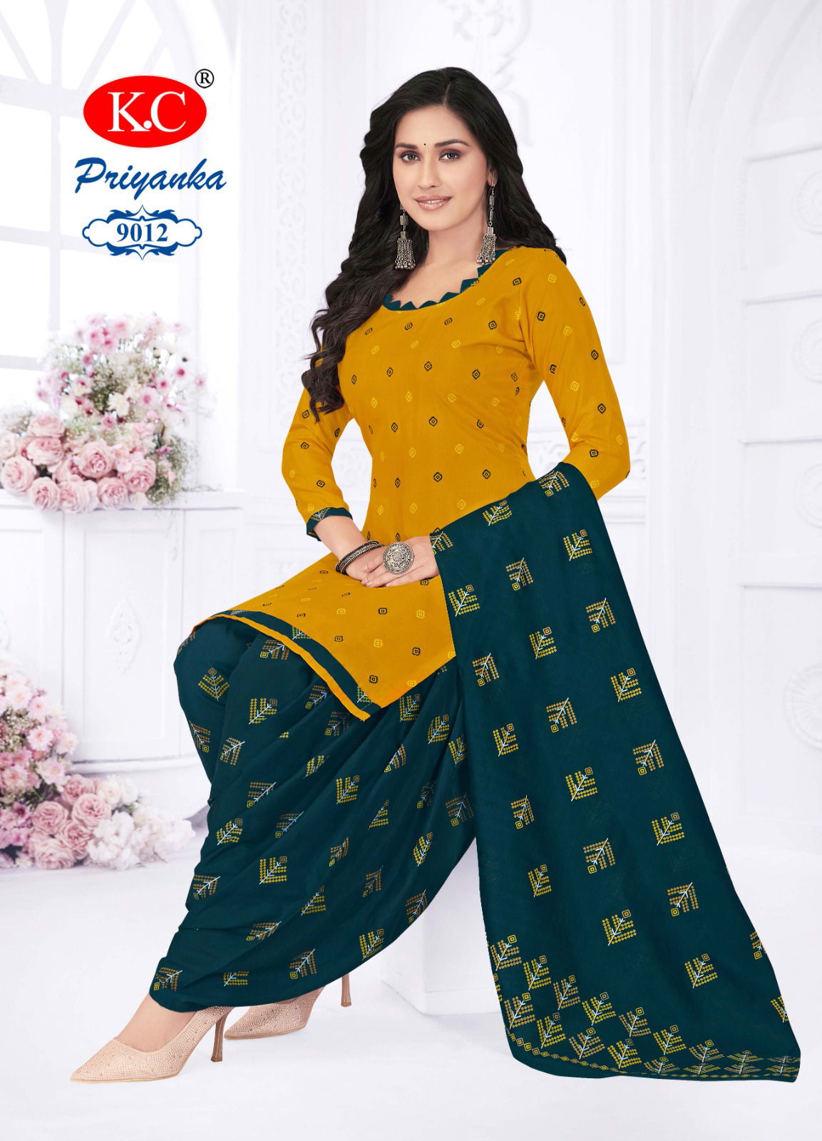 Priyanka Vol 9 By Kc Cotton Printed Readymade Dress Wholesale Shop In Surat
